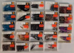 Collection of new shop stock salmon, sea trout tube flies, sizes ½
