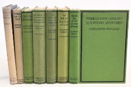 Hardcover Fishing Books by Alexander Wanless and published by Herbert Jenkins to include: Thread-