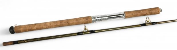 Sportex brass and fibre glass boat sea rod, 6ft 6