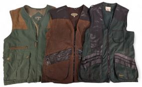 3x Hunting and Shooting Waistcoats, a good collection to include Deerhunter 50