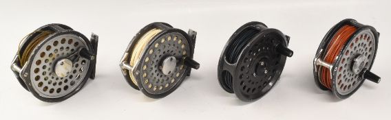 A collection of Intrepid Rimfly alloy trout reels, as follows: 3x Gear Fly 3 ½