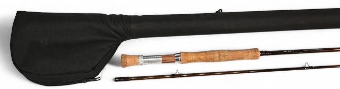 Okuma Magnitude 9' 2 piece High Modulus Graphite rod, #10, cork handle & fighting butt, good clean