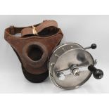 Allcocks Redditch "the Commadore" deep sear tuna fishing reel, RHW, 6" solid spool with milled