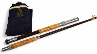 Hardy Alnwick Fibatube boat rod 7ft 2pc (inc detachable handle), 30lb twin cork grips with alloy