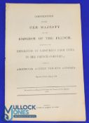 Indian Labourers for French Colonies in Africa 1861 - the agreement with Great Britain and France to