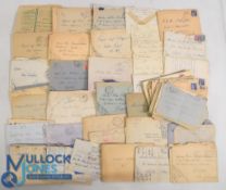 WW2 Letters from a French Solder Sgt Pierre Delvigne, over 200 letters from him to his wife and from