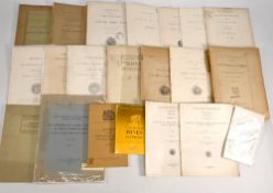 Geology, Mineralogy & Palaeontology - a large collection of books, publications, pamphlets etc,