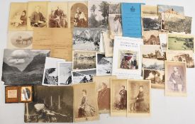 DOCUMENTS miscellaneous group of documents including an invitation to meet Queen Mary 1938, an early