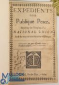 Great Britain Pamphlet Giving Support for the Exiled Prince (Charles II); 