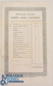 Oakmere, Cheshire: Coaching Inn Bill from William Clark of The Abbey Arms 1820s. Bill for £1-13-0