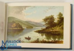 Views of Loch Lomond with Guide for Tourists 1880s. An attractive booklet of 12 beautiful coloured