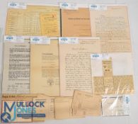 WW2 German Military Documents and Letters to consist of blank field post cards, ration stamps, and