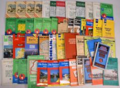 Maps & Guides - large quantity mostly Europe incl walking guides. A number of rolled - UK Geological