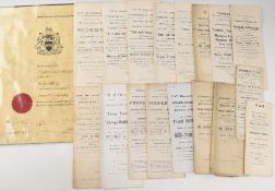 HEREFORDSHIRE - carton of 19th/early20th century printed sales particulars for properties in