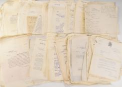 DOCUMENTS - carton containing a considerable number or documents and letters (approx. several