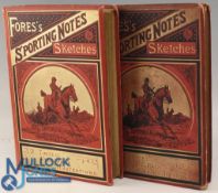Fores's Sporting Notes & Sketches Annual for 1887-88. Attractive 300 pages and 32 plates plus 16