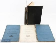 South Africa - Cape of Good Hope 1851-1886: 1851 and 1852 Government Blue Books concerning the