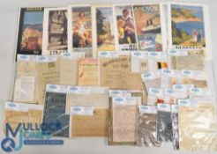 Quantity of Ephemera consisting of Social History publications, Bill Heads, Letters, Postcards,