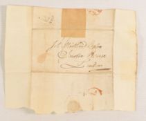 NAVAL PRIZE MONEY - early 19thc manuscript letter being an appeal by the mother of a sailor who lost