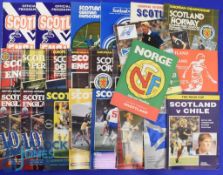 Collection of Scotland international home match programmes 1964 England, 1974 German D R, 1975