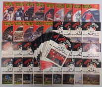 1980-1987 Manchester United Home Football Programmes, to include season 1980-81 x 14, 1984-85 x
