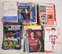 Approximately 150 mixed football programmes from the sixties onwards with the majority in very
