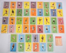 A&BC Football Cards 1959 Series 1 Full Set of 49 All in very good condition with small wear to
