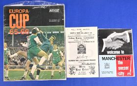 1965/66 Dutch Magazine Revue Europa Cup large issue 84 pages featuring many European matches,