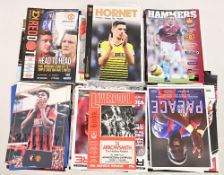 1977-2015 Manchester United Away Football Programmes, league, cup and European cup programmes, a