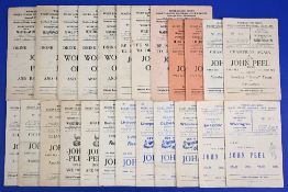 Workington Rugby League Football Club programmes 1948-1958 to include 48/49 Whitehaven Barrow 49/