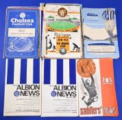 Selection of football programmes to include 1953/54 Chelsea v Racing Club of Buenos Aires (