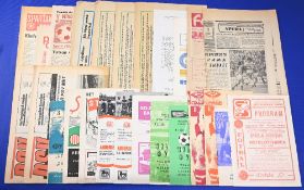 Selection of overseas club football programmes to include 1954/55 Moscow Dynamo v Moscow Spartak,