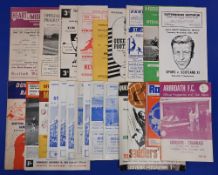 Selection of football programmes to include 1953/54 Hearts 'A' v Partick Thistle 'A' 2nd XI Cup