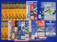 1962/63 Wolves home match programmes Blackburn Rovers, Nottingham Forest, Spurs, Honved (floodlit