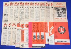 Selection of Charlton Athletic programmes 1947/48 Stoke City, 1948/49 Everton, 1949/50 Chelsea,