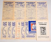 Selection of Portsmouth programmes 1948/49 Bolton Wanderers, 1949/50 Sunderland, Chelsea, 1951/52