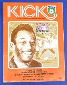 1976 USA Tour match programme Very Scarce Chicago Sting (coach Bill Foulkes) v Manchester United