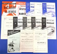 Selection of Distillery FC home match programmes 1949/50 Derry City, 1950/51 Linfield, 1954/55