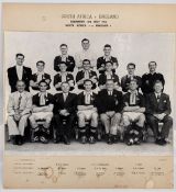 1956 South African Springbok Football Association Team Photograph v England, a match played at