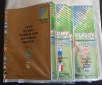 RWC 1995 in S Africa Rugby Programmes (24): Full set, from the RWC keeping its programmes' value