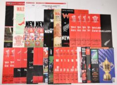 1967 on Wales & NZ Test, Club and other Rugby Programmes etc (24): At Cardiff 1972, 74, 78, 80,