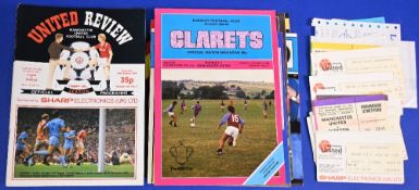 1984/85 Manchester Utd complete league season home match programmes (21); complete league season