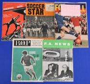 1966/67 Manchester Utd Players official souvenir of the Championship; also Soccer Star 2 June 1967