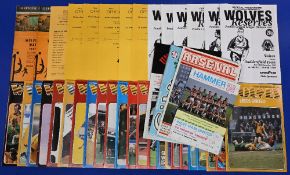 1981/82 Wolves complete season home match programmes (21); FAC Leeds Utd, 1981/82 Wolves aways