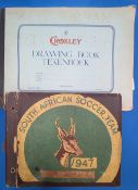 1947 South Africa Football Team Springbok Tour Football Photograph Album Scrapbook, an alum full