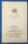 1955/56 City of Manchester celebration programme to mark the success of Manchester Utd Div. 1