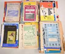 Collection of league match programmes, some cup, cross section of clubs covering mainly 1960s &