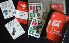 1989-2014 Wales Rugby Team Press Guides & Itineraries (Dozens): Large collection of such detailed