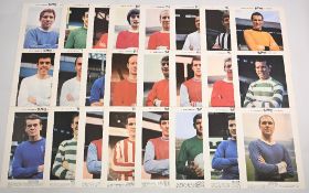 Typhoo International Stars Football Cards 1967 Full Set of 24 All in excellent condition