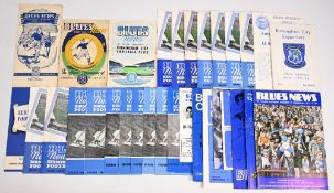 Selection of Birmingham City programmes 1948/49 Preston NE, 1952/53 Nottingham Forest, 1955/56